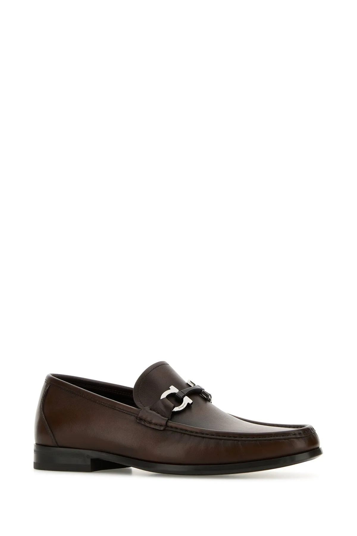 029457 7787872E MIDHICTMOR BROWN FERRAGAMO MEN SHOES
