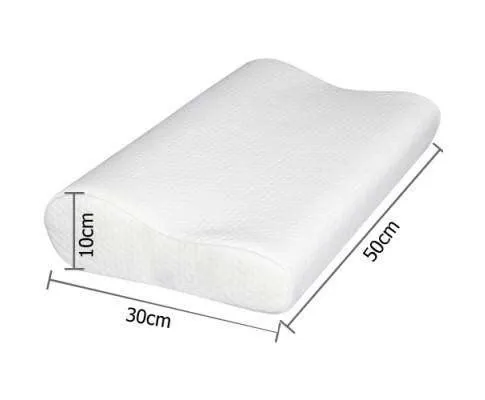2 x Visco Elastic Memory Foam Pillows
