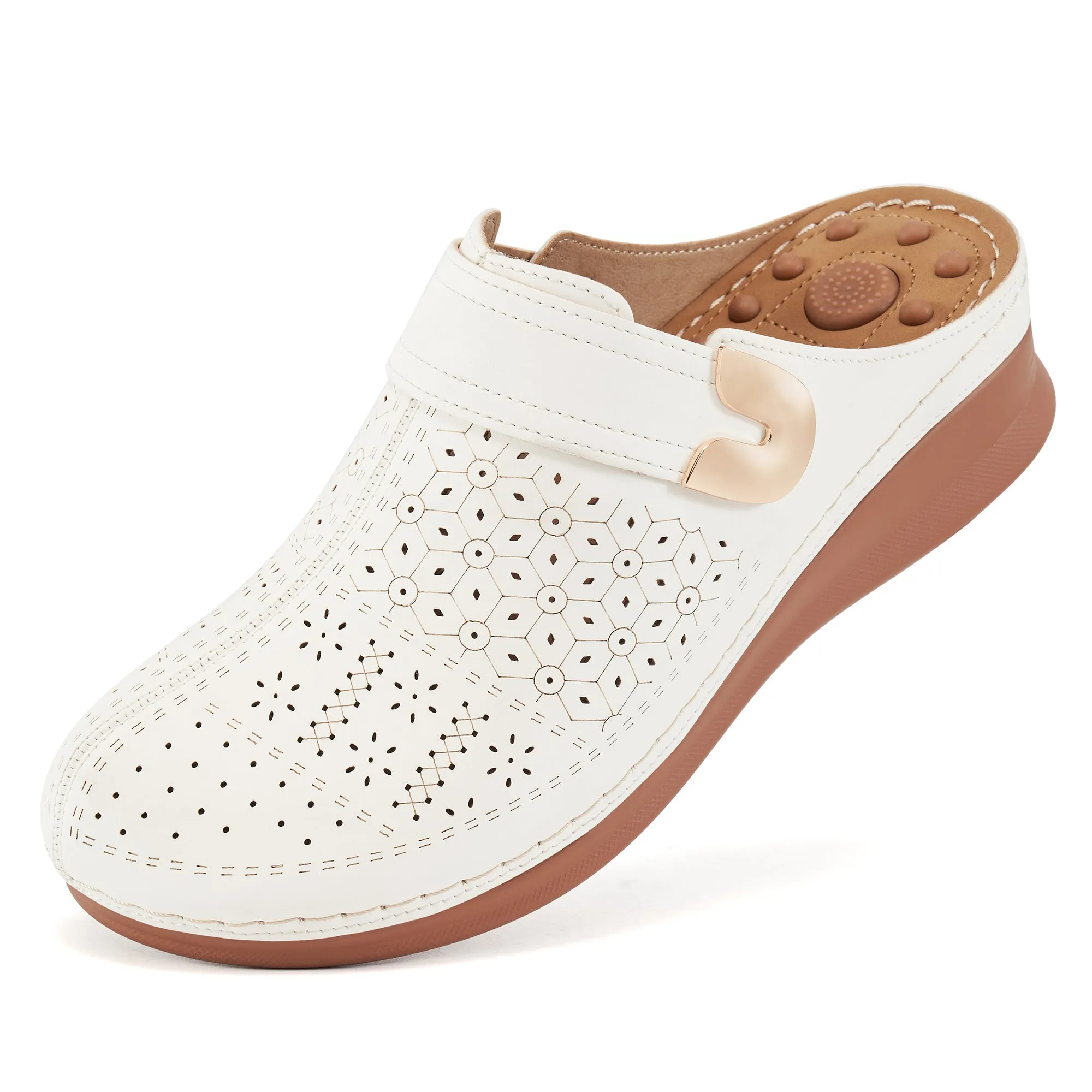Ablanczoom Womens Sandals Summer Wedge Fashion Comfortable Casual Shoes