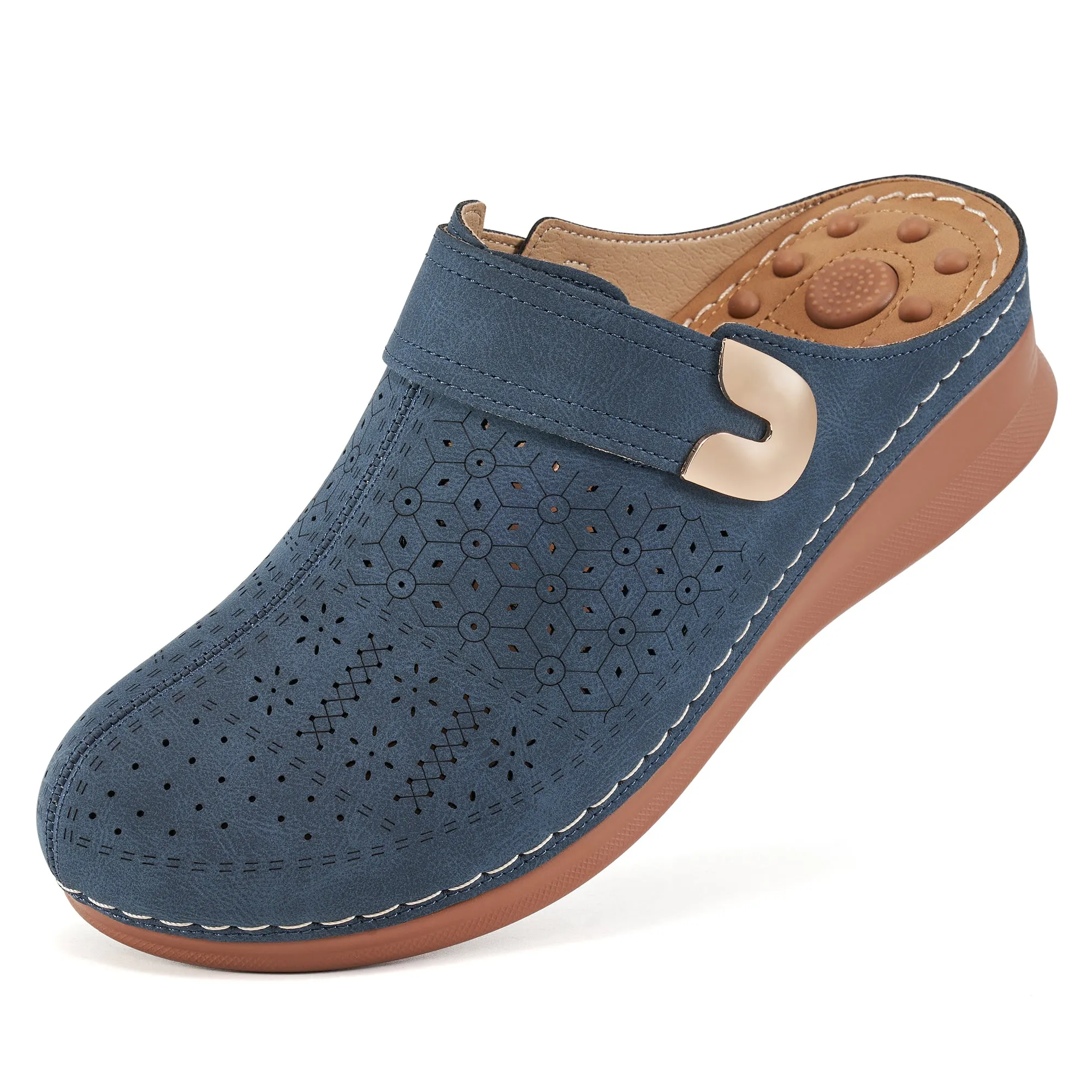 Ablanczoom Womens Sandals Summer Wedge Fashion Comfortable Casual Shoes