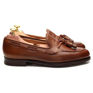 'Aidan' Brown Leather Tassel Loafers UK 7.5 EX