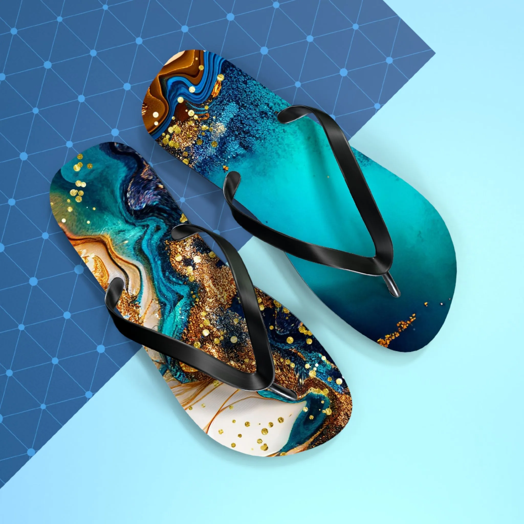 Alcohol Ink - Flip Flops
