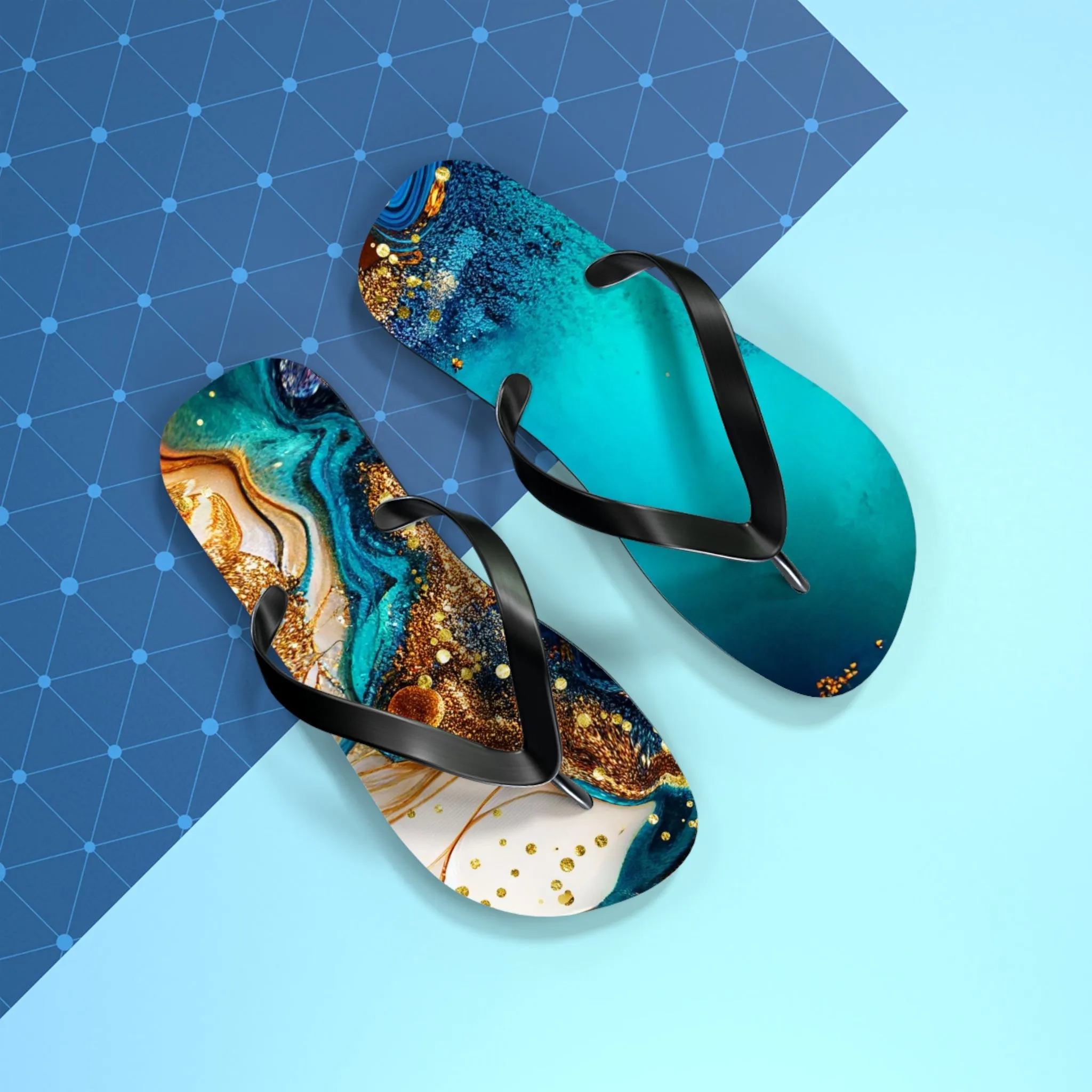 Alcohol Ink - Flip Flops