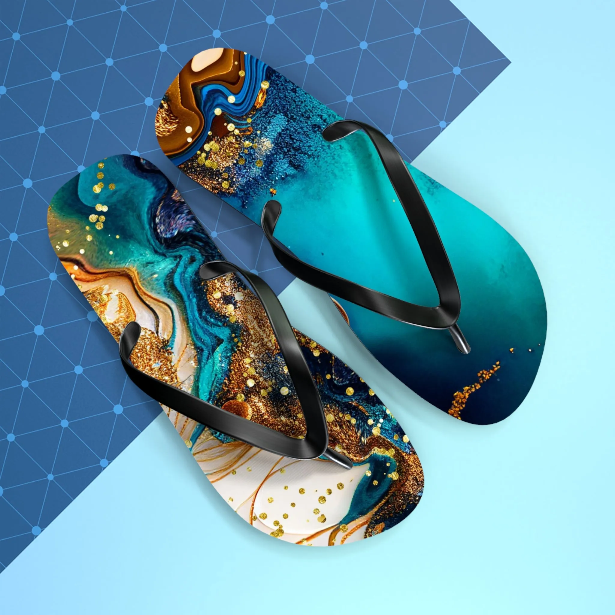 Alcohol Ink - Flip Flops