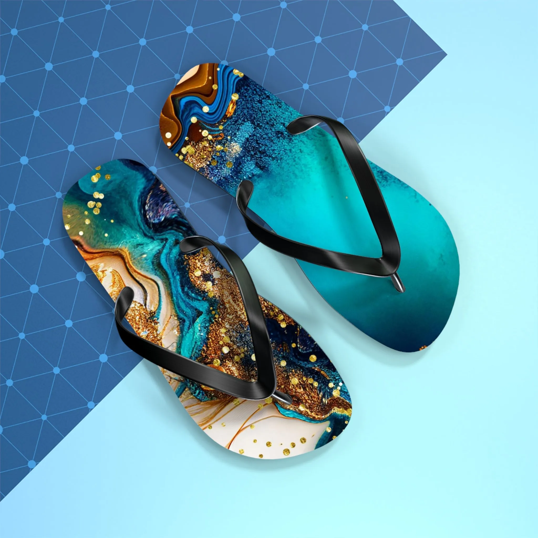 Alcohol Ink - Flip Flops