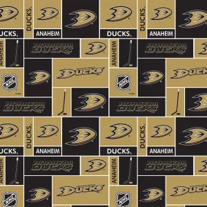 ANAHEIM DUCKS-Geometric Fleece-100% Polyester-012DUC