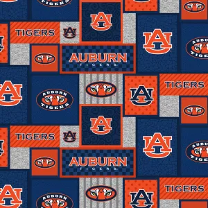 AUBURN UNIVERSITY-College Patch Fleece-100% Polyester-AU1177