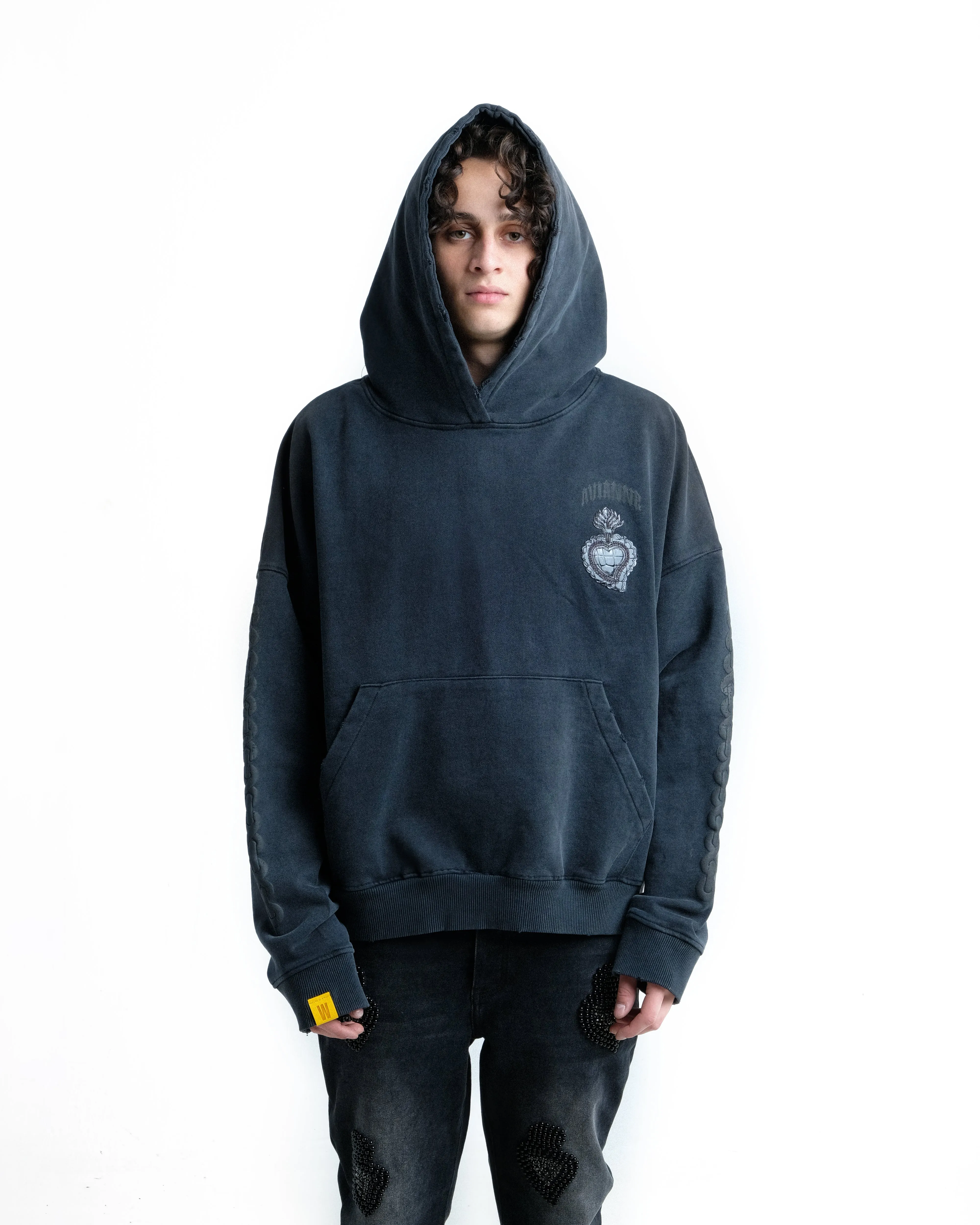 Avianne x When Smoke Clears Chainlink Hoodie