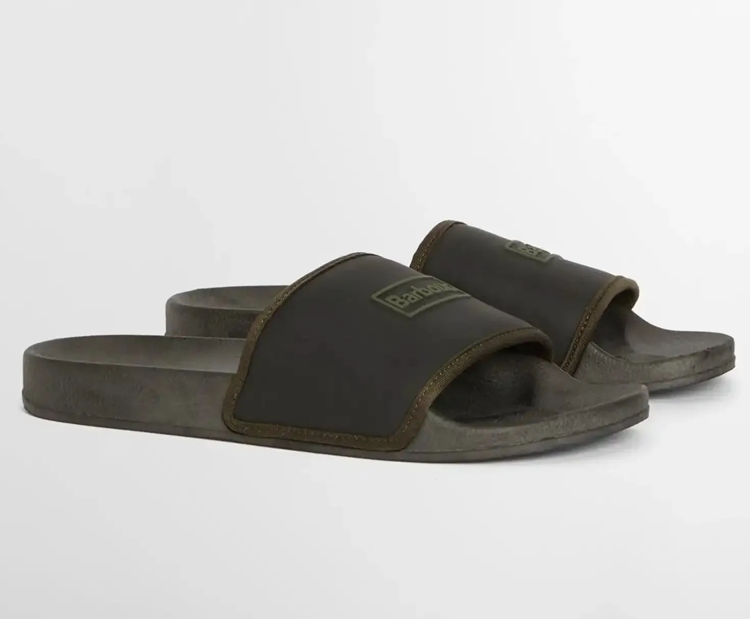 Barbour Mens Creswell Sliders Black