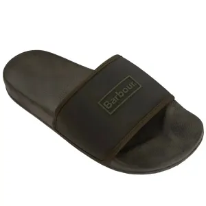 Barbour Mens Creswell Sliders Black