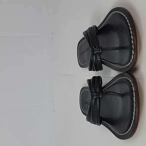 Bernardo Miami Black Leather Slide Women's Sandals