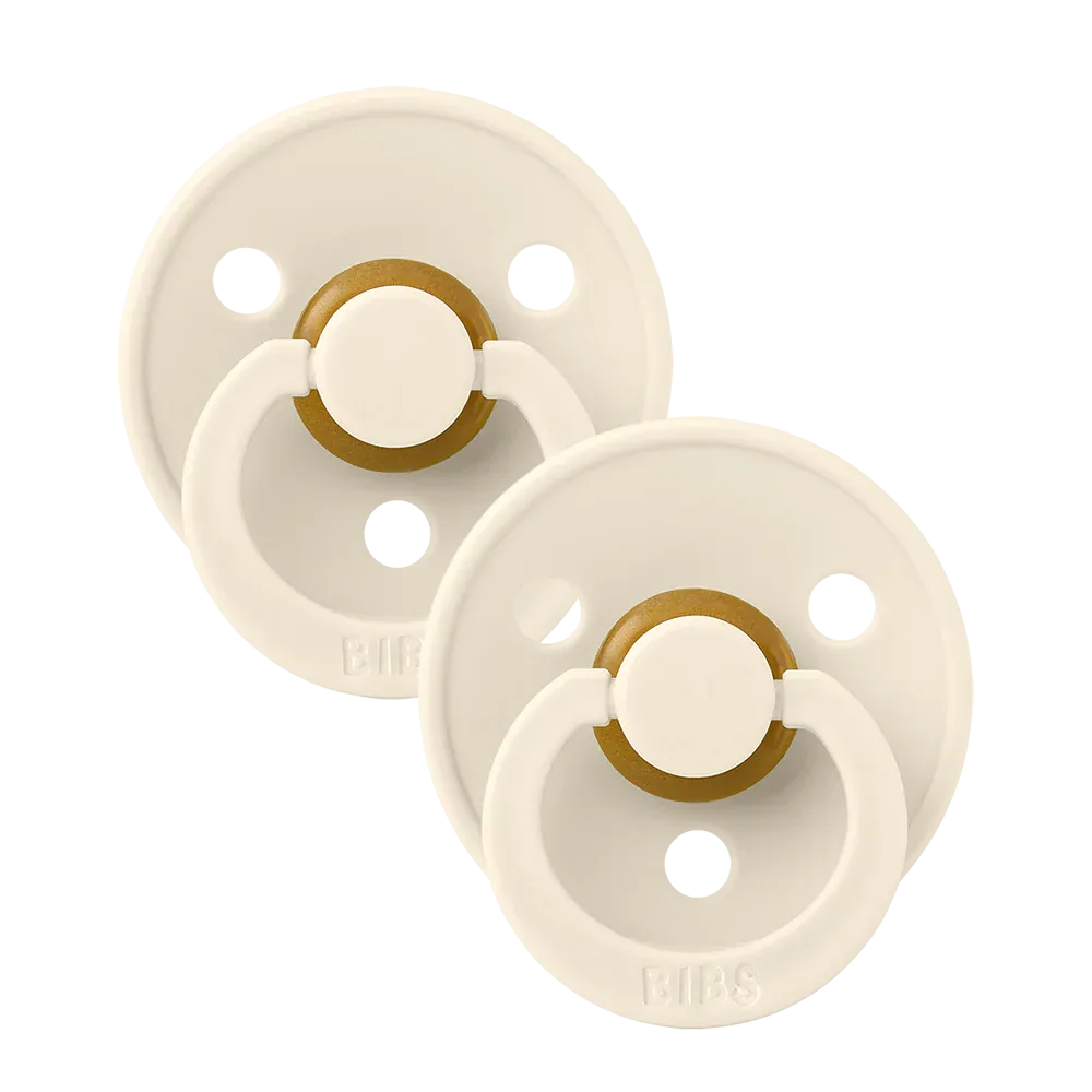 BIBS Natural Rubber Pacifier - 2 Pack