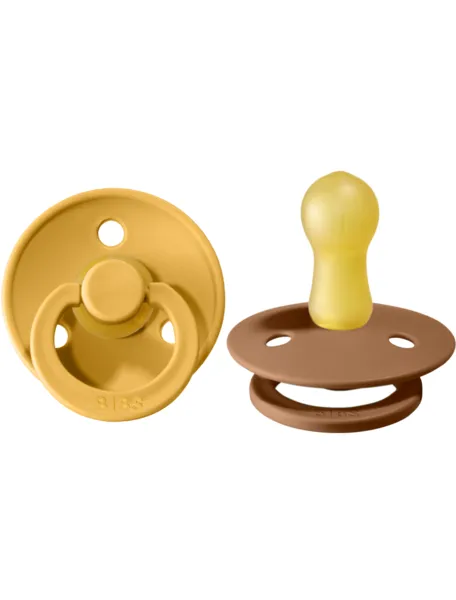 BIBS Natural Rubber Pacifier - 2 Pack