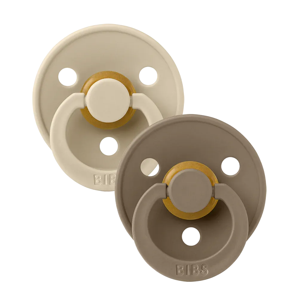 BIBS Natural Rubber Pacifier - 2 Pack