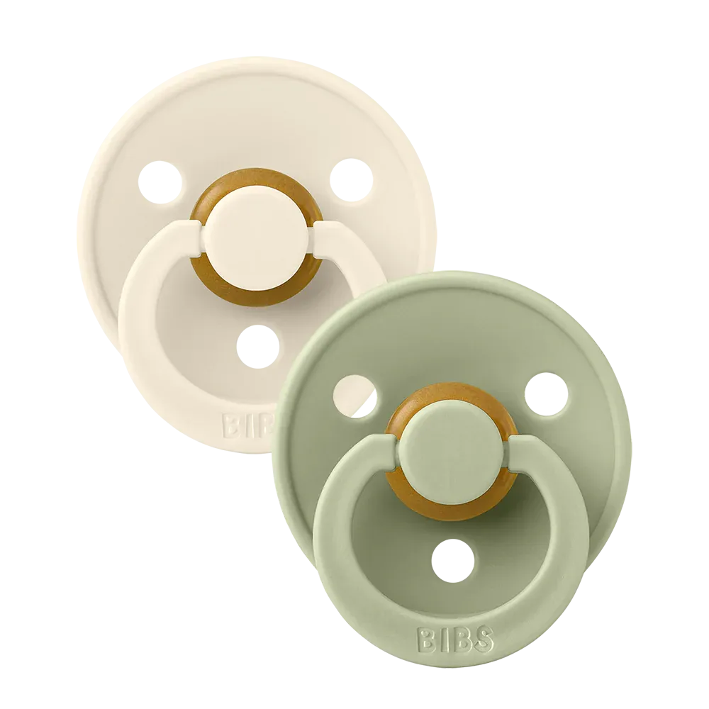 BIBS Natural Rubber Pacifier - 2 Pack
