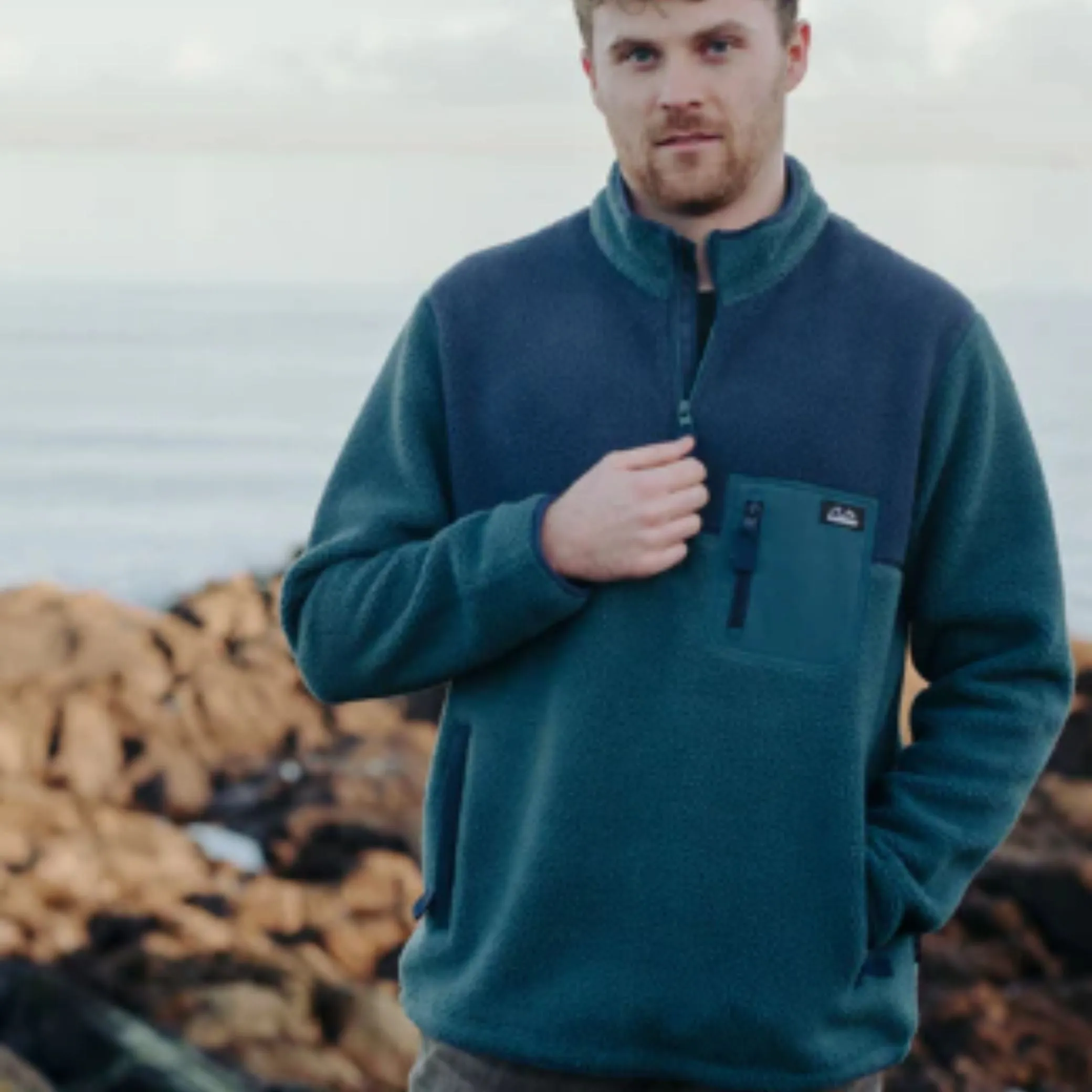Bleubird Unisex Polar 1/4 Zip Fleece