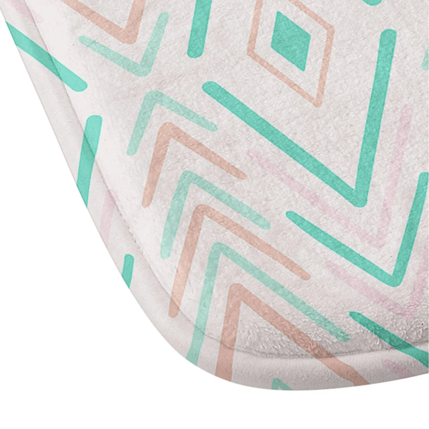 BOHEMIAN DIAMONDS MINT MEMORY FOAM BATH MAT