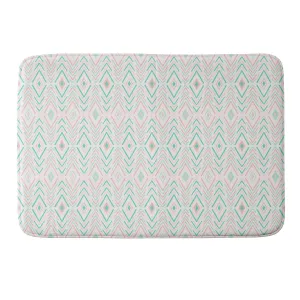 BOHEMIAN DIAMONDS MINT MEMORY FOAM BATH MAT