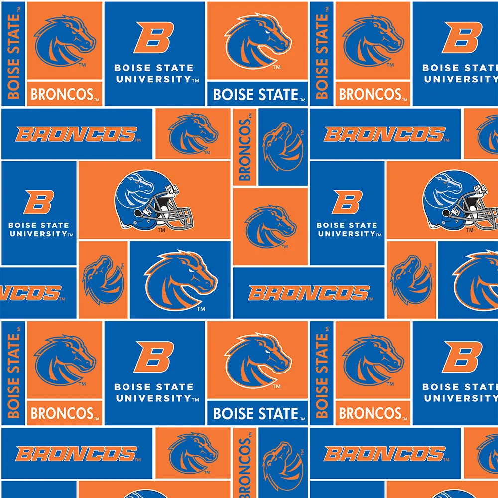 BOISE STATE UNIVERSITY-Geometric Fleece-100% Polyester-BOISE012