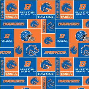 BOISE STATE UNIVERSITY-Geometric Fleece-100% Polyester-BOISE012