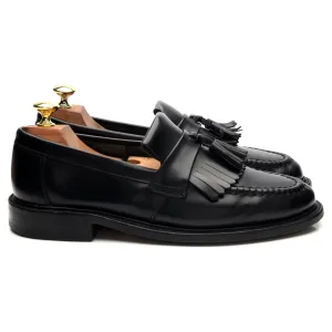 'Brighton' Black Tassel Loafers UK 7 E