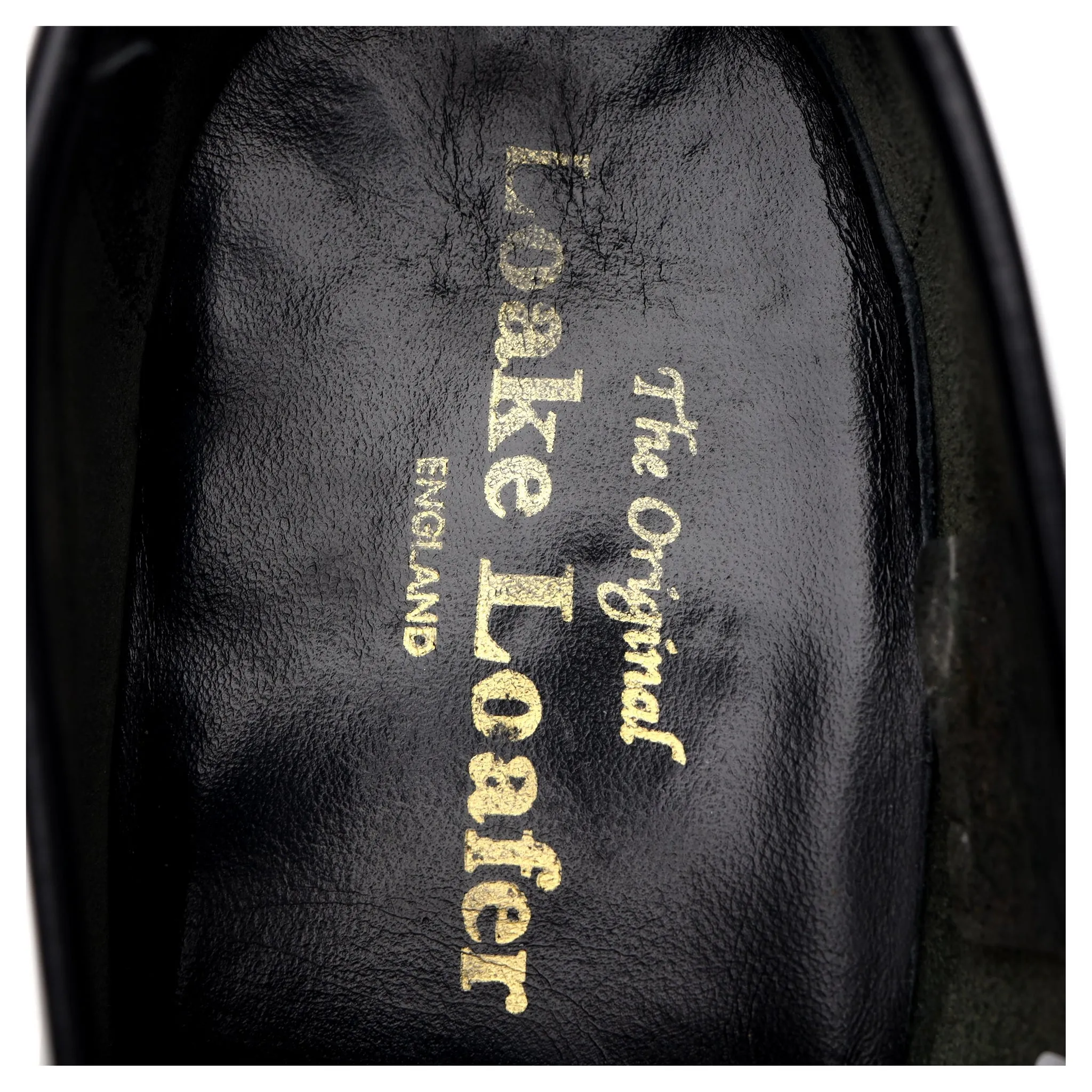 'Brighton' Black Tassel Loafers UK 7 E