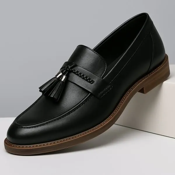 Briston Leather Tassel Loafers