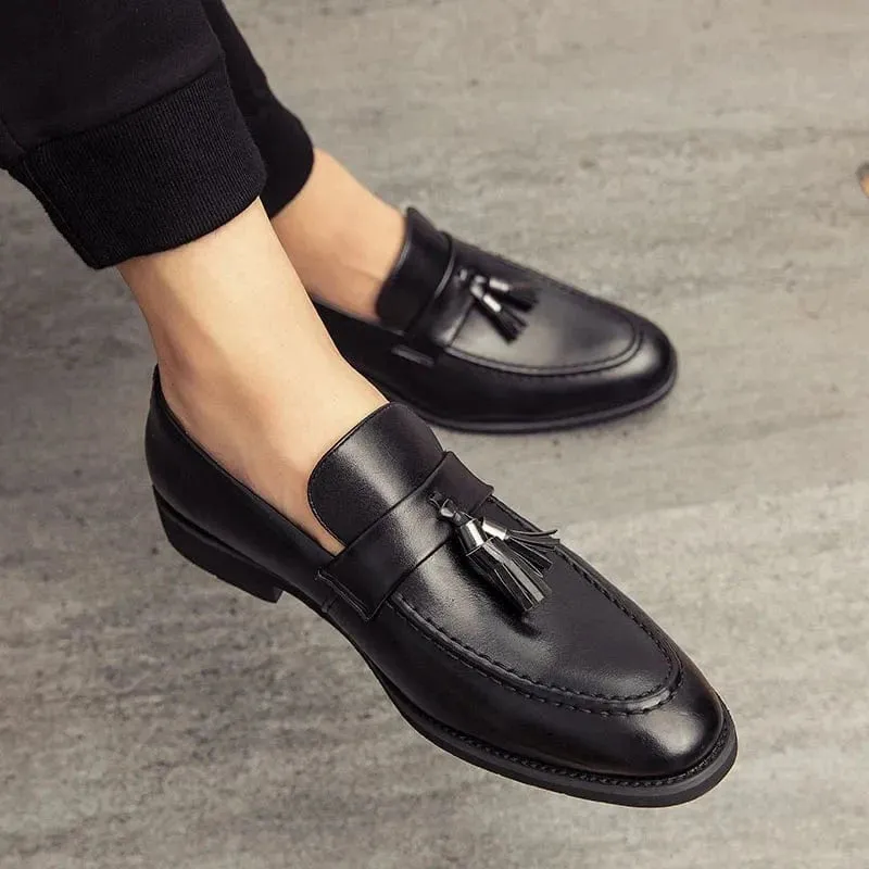 Briston Leather Tassel Loafers