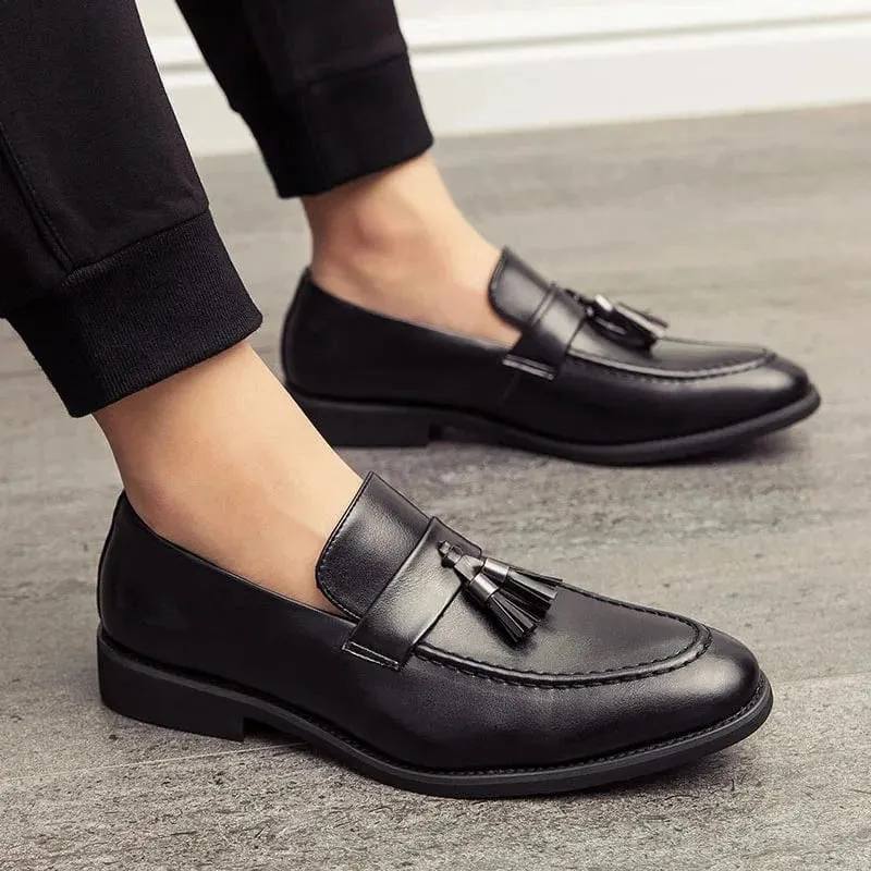 Briston Leather Tassel Loafers