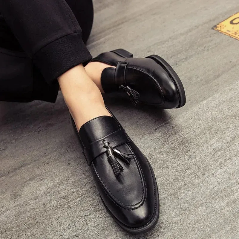 Briston Leather Tassel Loafers