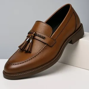 Briston Leather Tassel Loafers