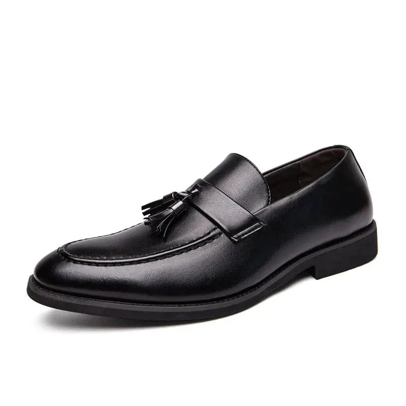 Briston Leather Tassel Loafers
