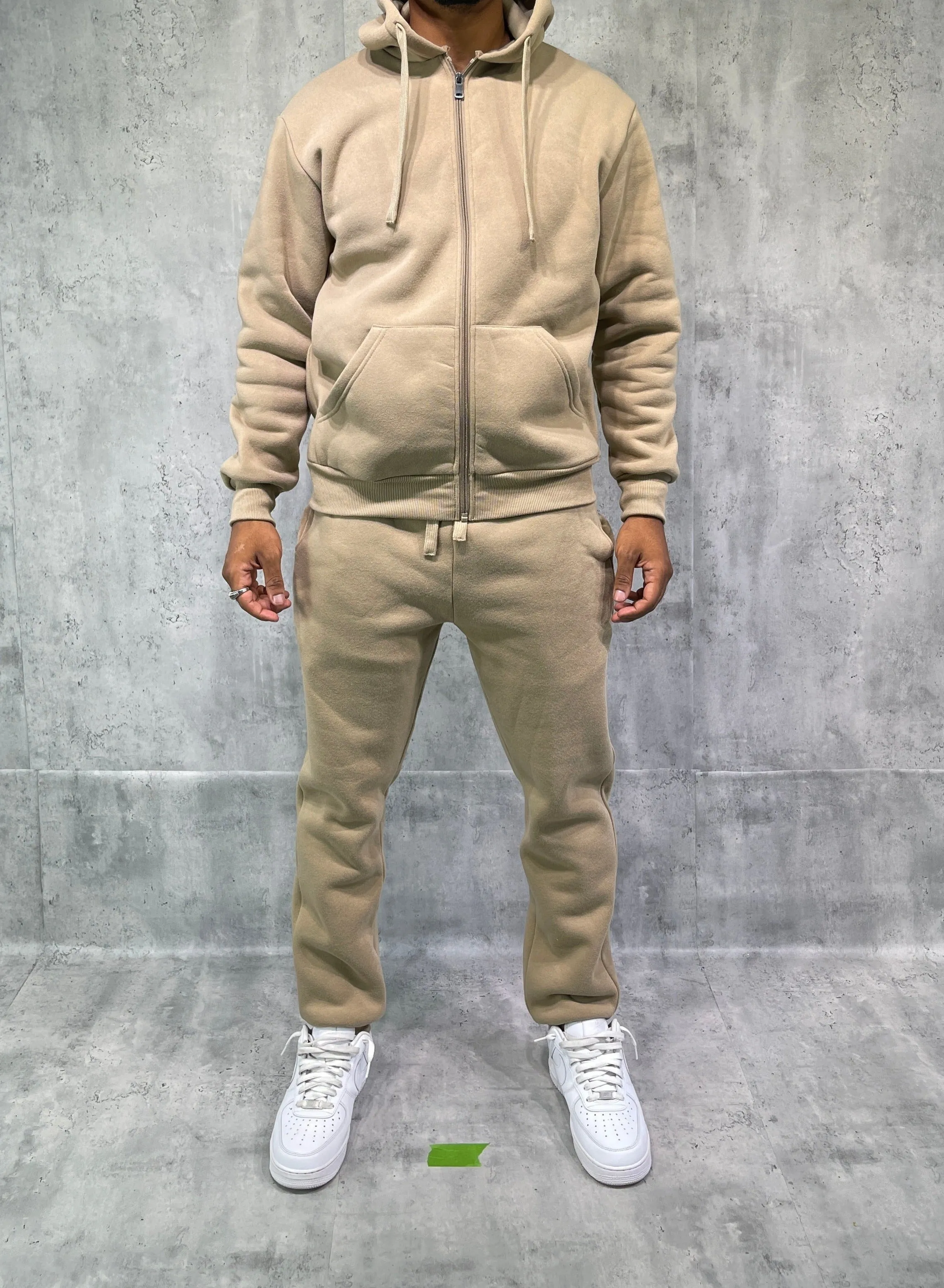 BTF22591-Zipdown Hoodie Sweatsuits