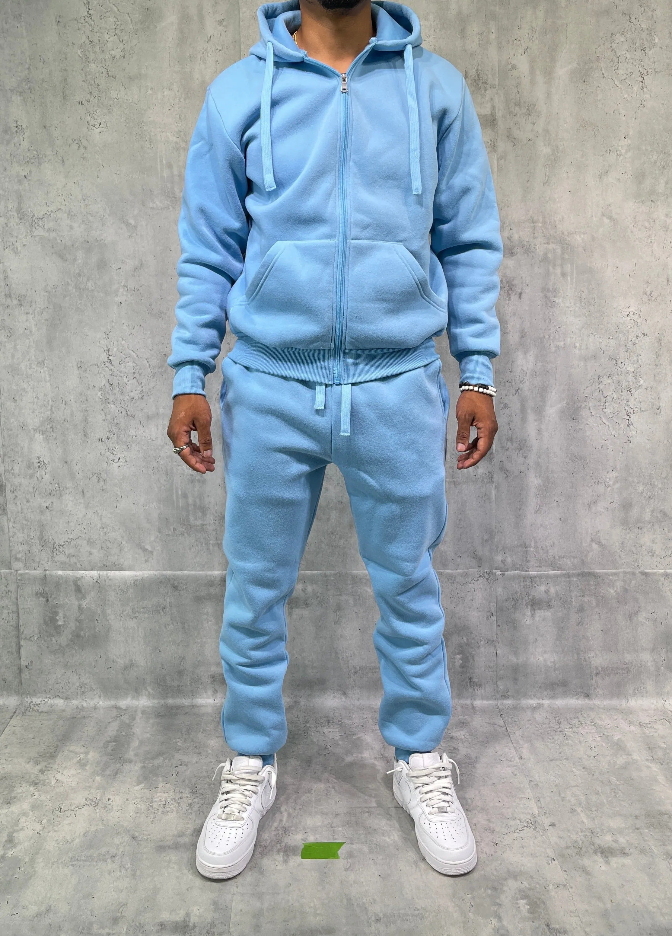 BTF22591-Zipdown Hoodie Sweatsuits