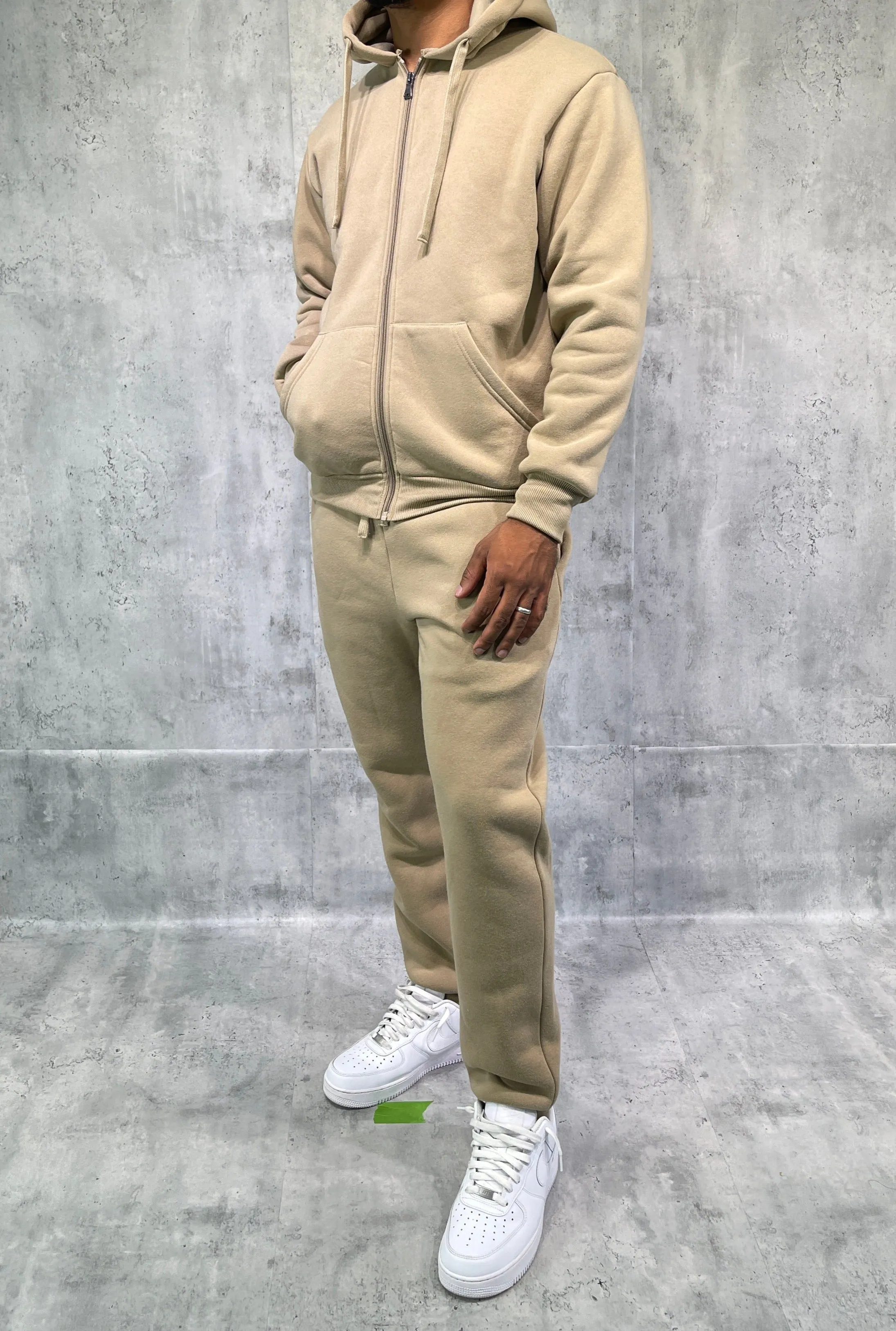 BTF22591-Zipdown Hoodie Sweatsuits
