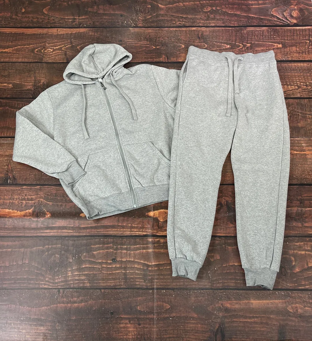 BTF22591-Zipdown Hoodie Sweatsuits