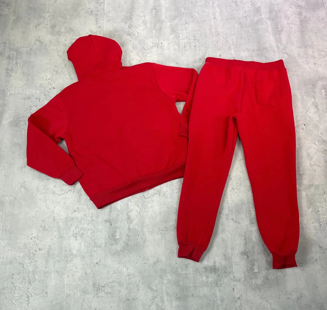 BTF22591-Zipdown Hoodie Sweatsuits