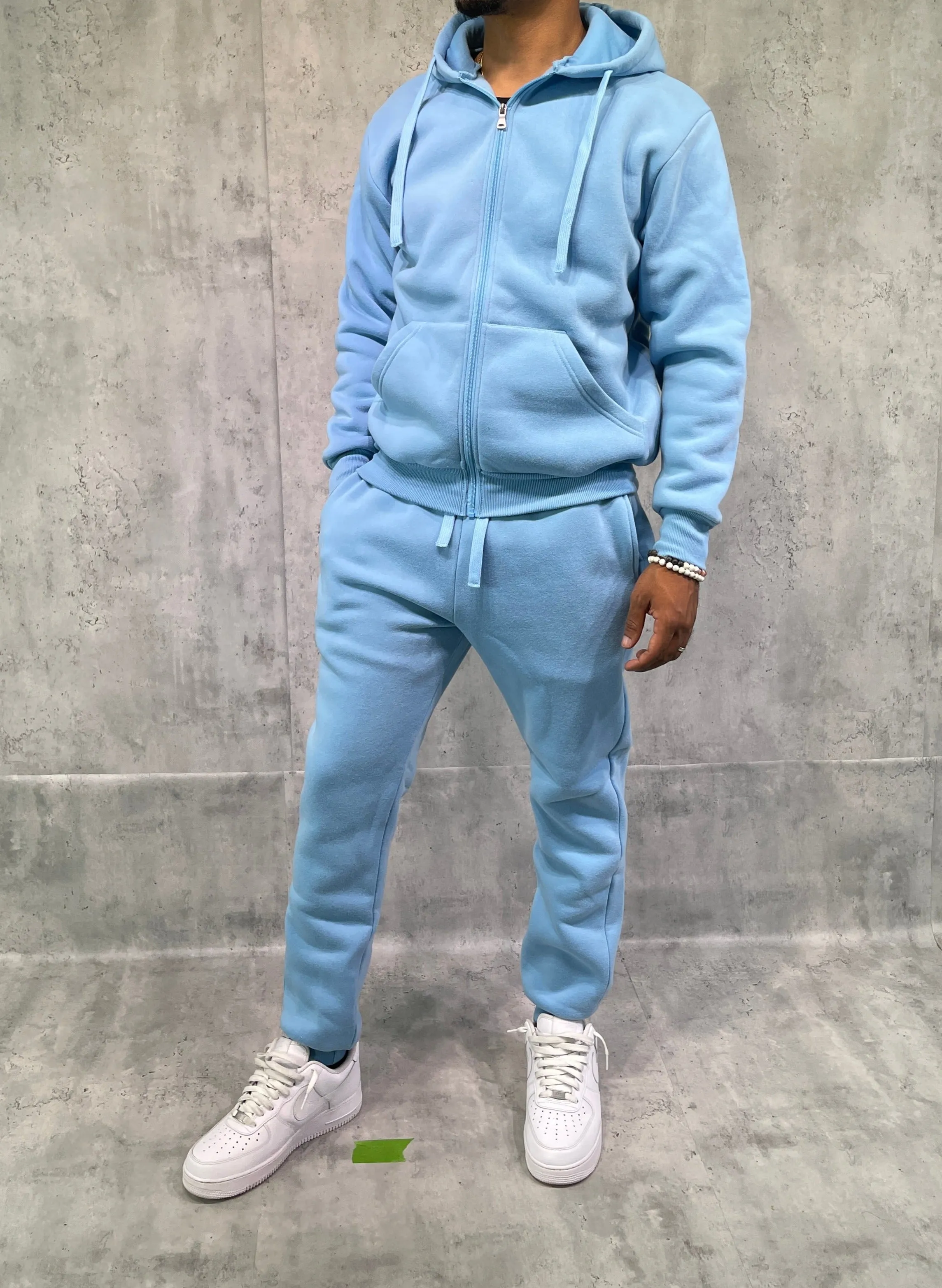 BTF22591-Zipdown Hoodie Sweatsuits