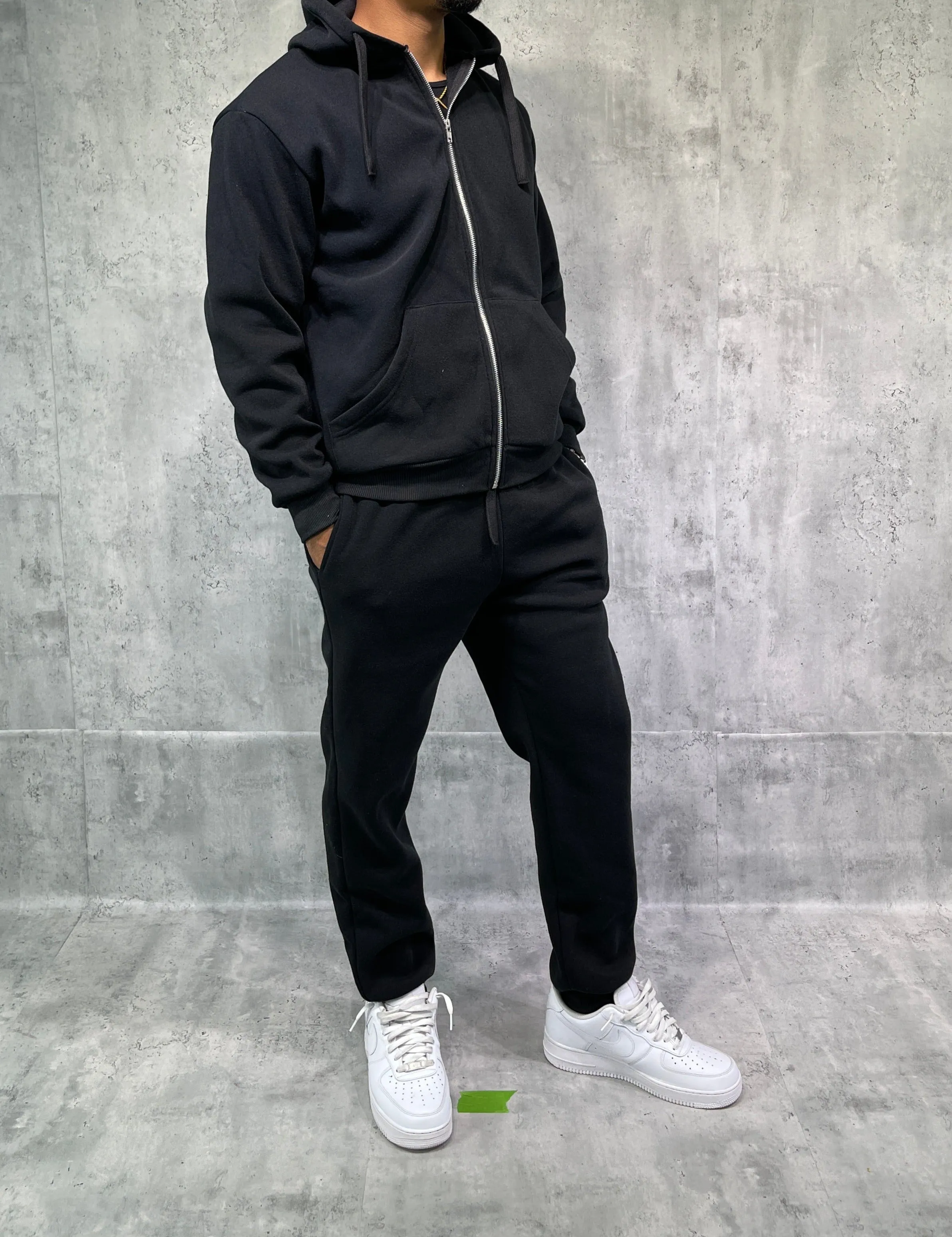BTF22591-Zipdown Hoodie Sweatsuits