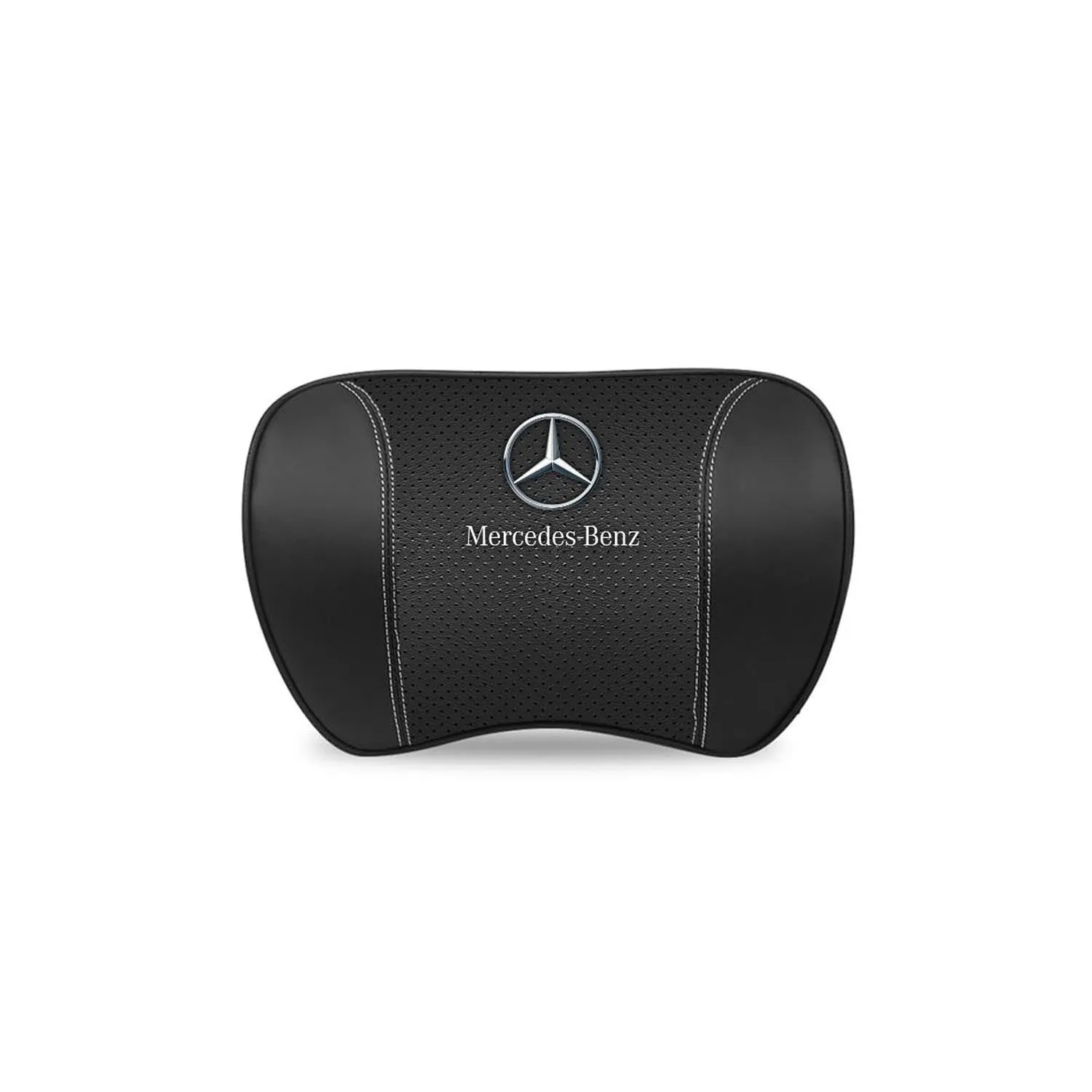 Car Headrest Neck Pillow and Lumbar Support Back Cushion Kit, Custom Fit For Your Cars, Memory Foam Erognomic, Car Accessories MB13992
