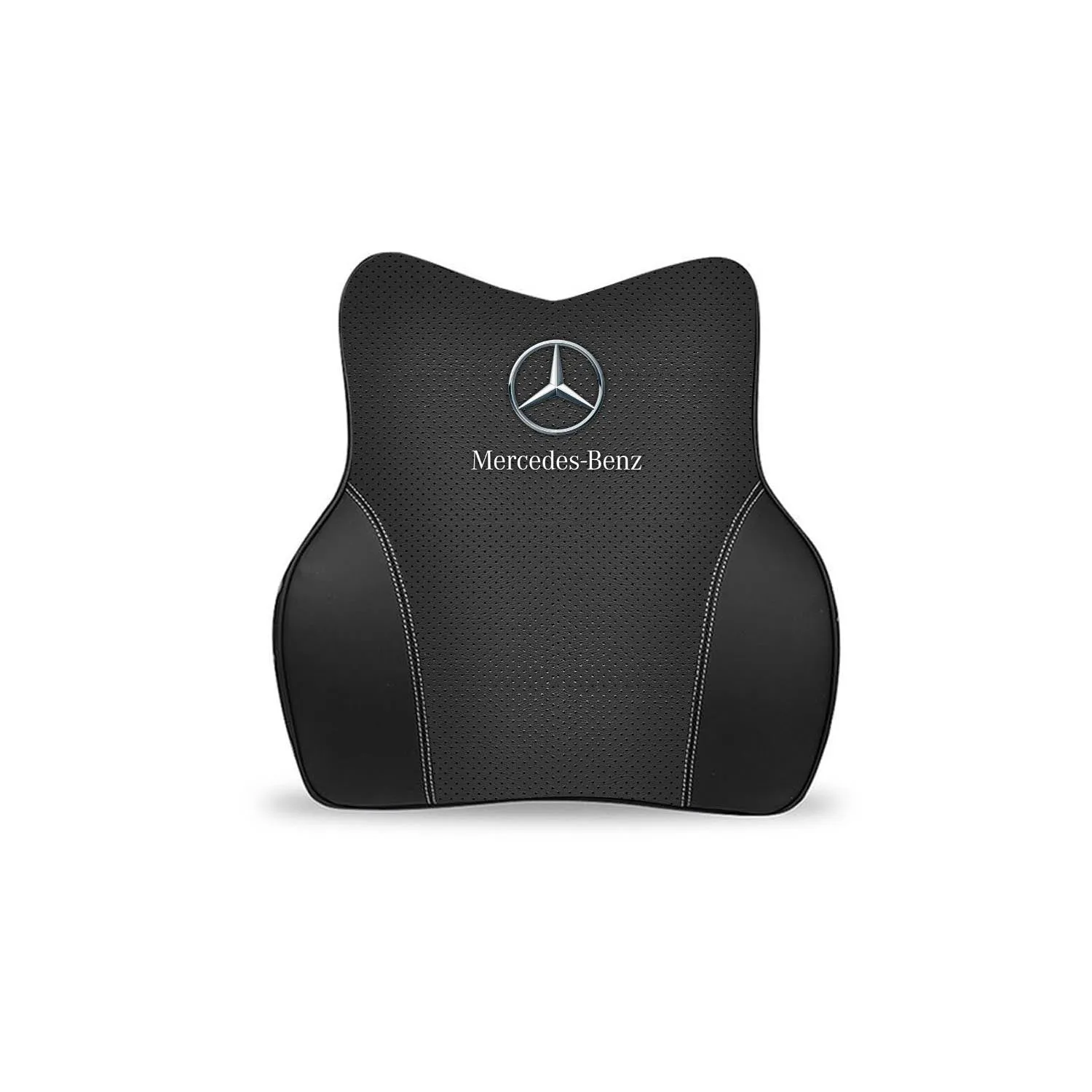Car Headrest Neck Pillow and Lumbar Support Back Cushion Kit, Custom Fit For Your Cars, Memory Foam Erognomic, Car Accessories MB13992