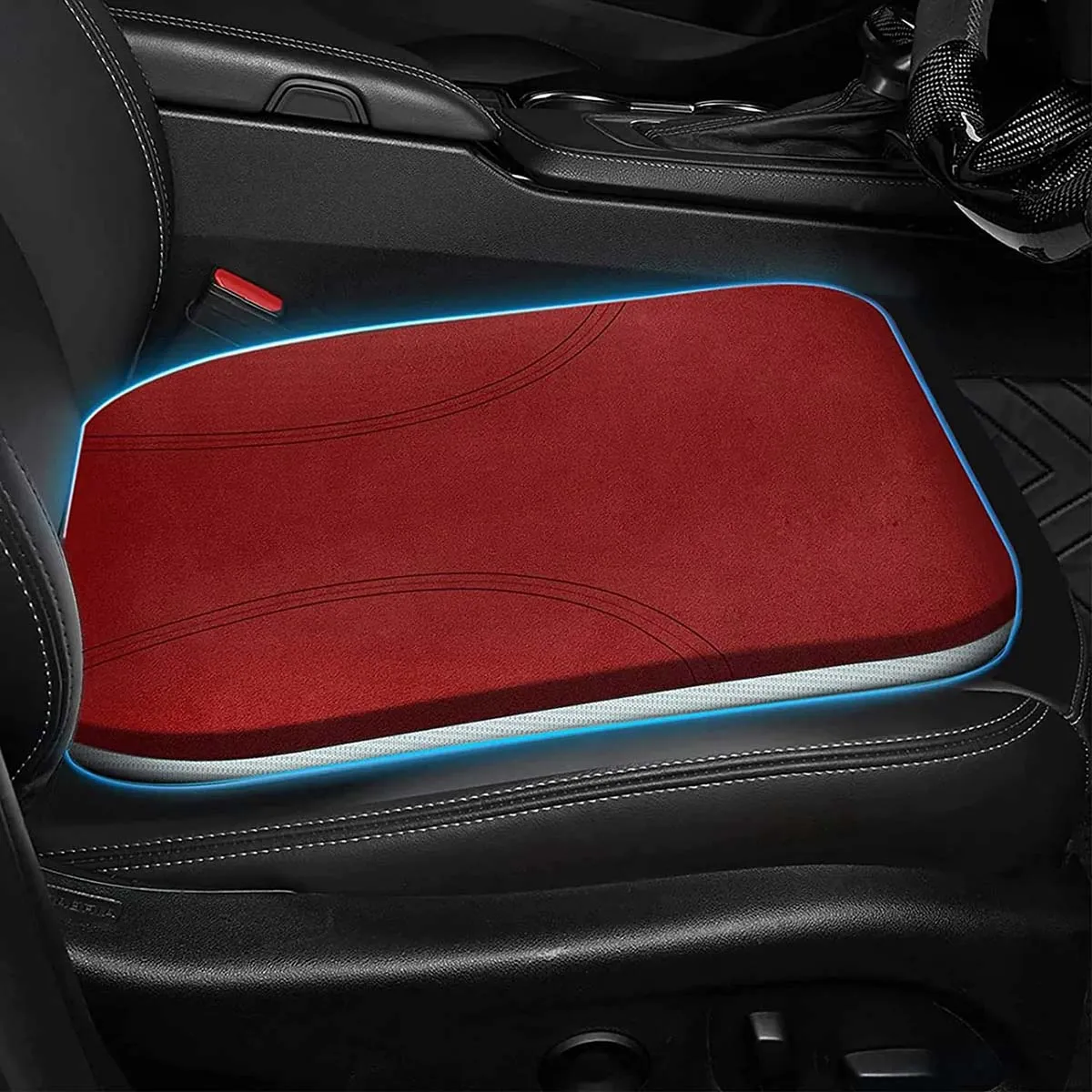 Car Seat Cushion, Custom Fit For Your Cars, Car Memory Foam Seat Cushion, Heightening Seat Cushion, Seat Cushion for Car and Office Chair MY19999