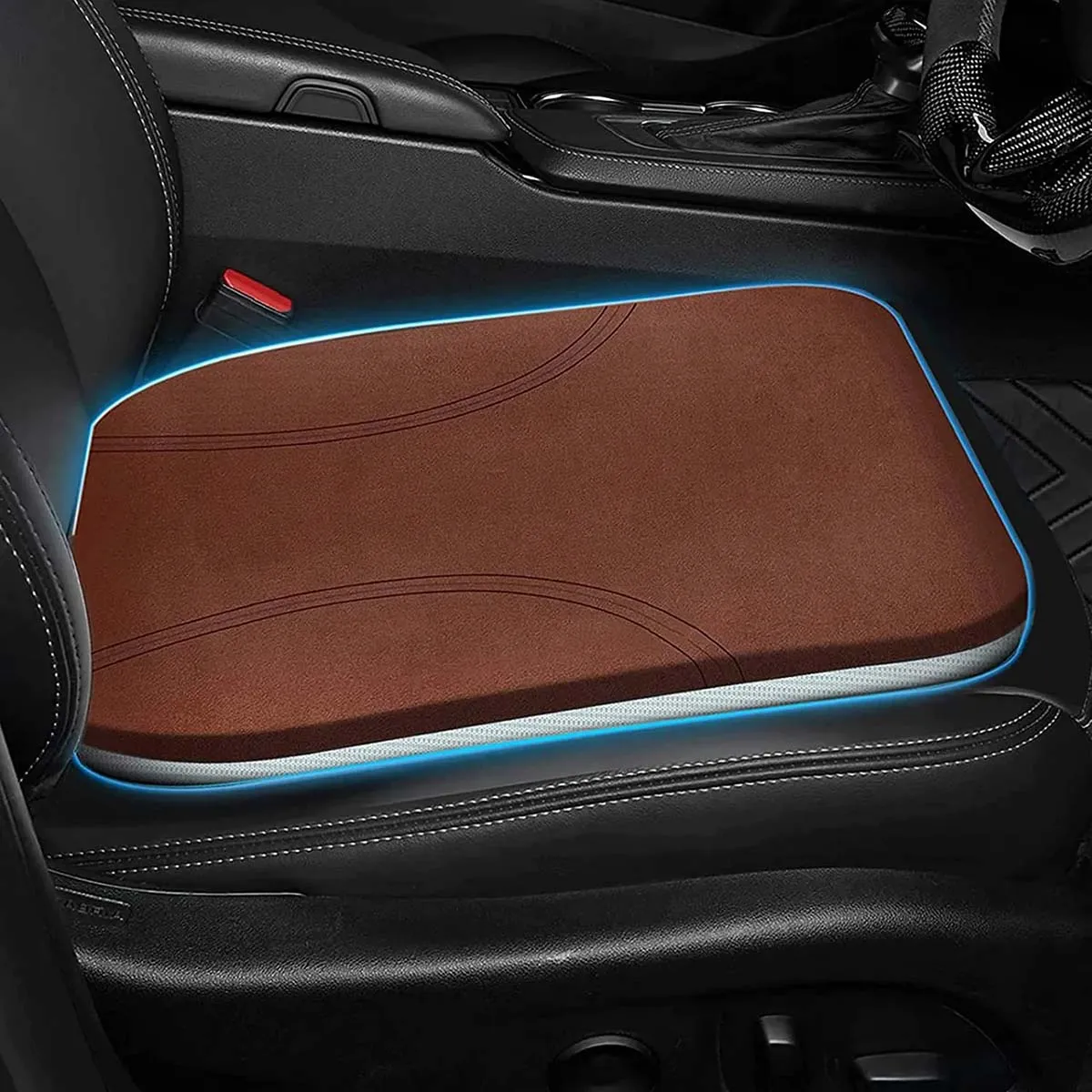 Car Seat Cushion, Custom Fit For Your Cars, Car Memory Foam Seat Cushion, Heightening Seat Cushion, Seat Cushion for Car and Office Chair MY19999