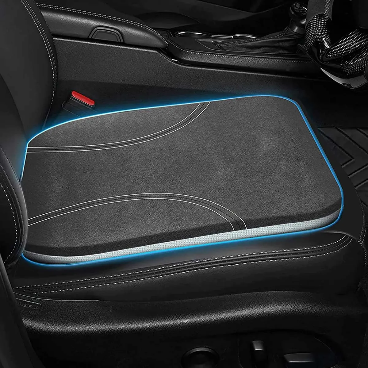 Car Seat Cushion, Custom Fit For Your Cars, Car Memory Foam Seat Cushion, Heightening Seat Cushion, Seat Cushion for Car and Office Chair MY19999