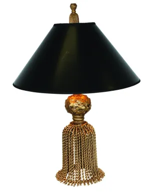 Carleton's Small Tassel Lamp - Gold