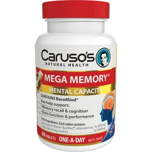 Carusos Natural Health Mega Memory