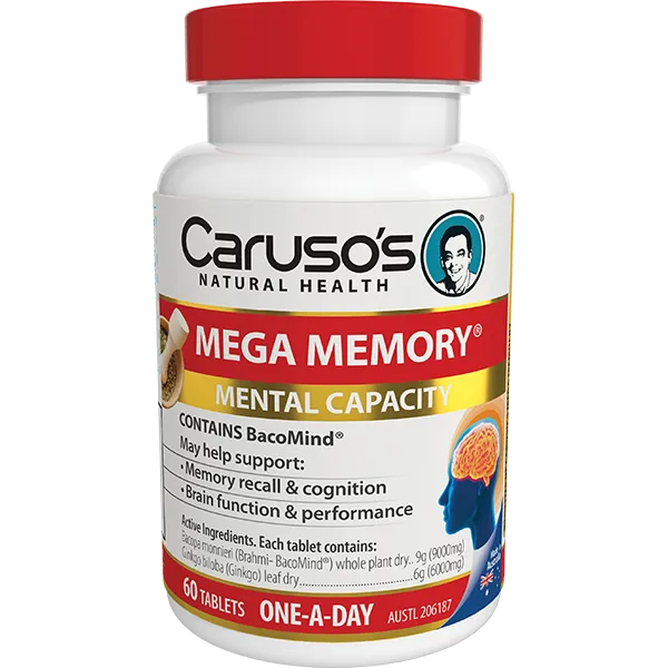 Carusos Natural Health Mega Memory
