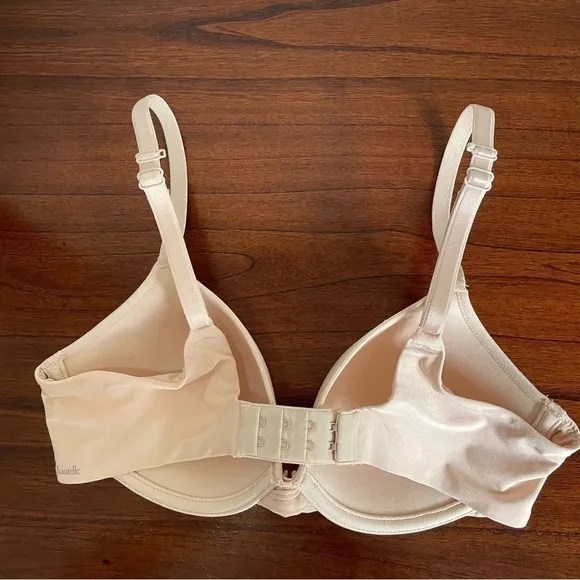 Chantelle Modern Invisible Smooth Custom Fit Plunge Bra, Nude Blush, 32D