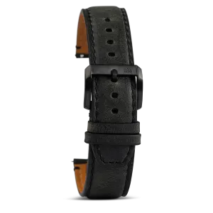 Charcoal Grey 21mm Leather Band