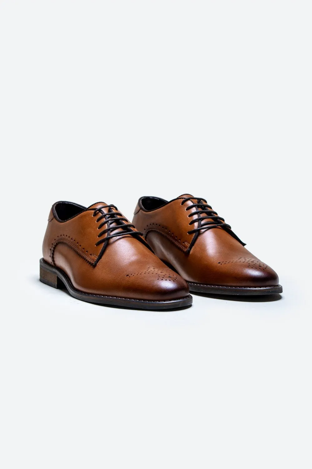 Chaussures Cavani Madrid - Beige | Wingtip Brogue